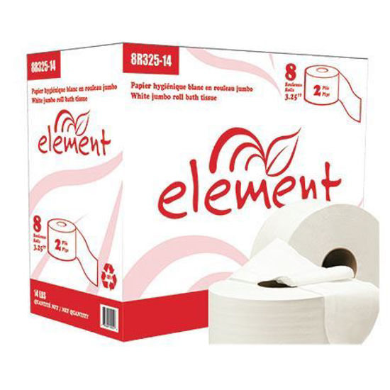 Picture of 8R325-14 - ELEMENT 2 PLY TOILET PAPER (8r/14lbs)