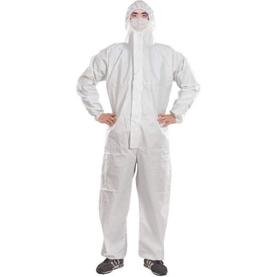 Picture of WHITE PROTECTIVE COVERALL - L 
